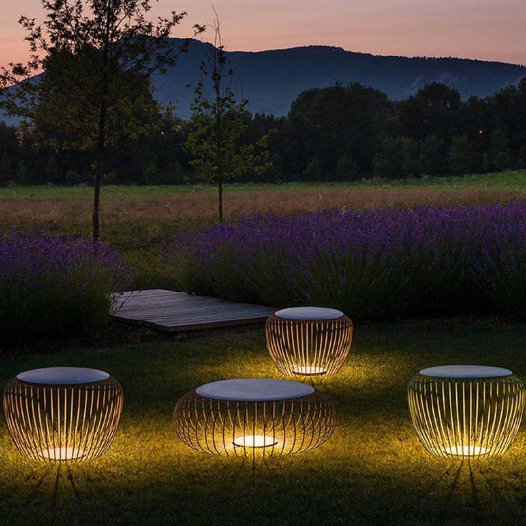 Buiten LED Vloerlamp Roestvrij Staal Zandas IP65