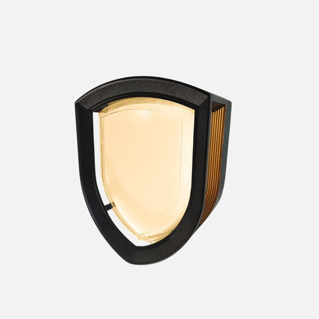 Moderne Buiten Wandlamp van Metaal en Acryl met Warm Witte LED Verlichting
