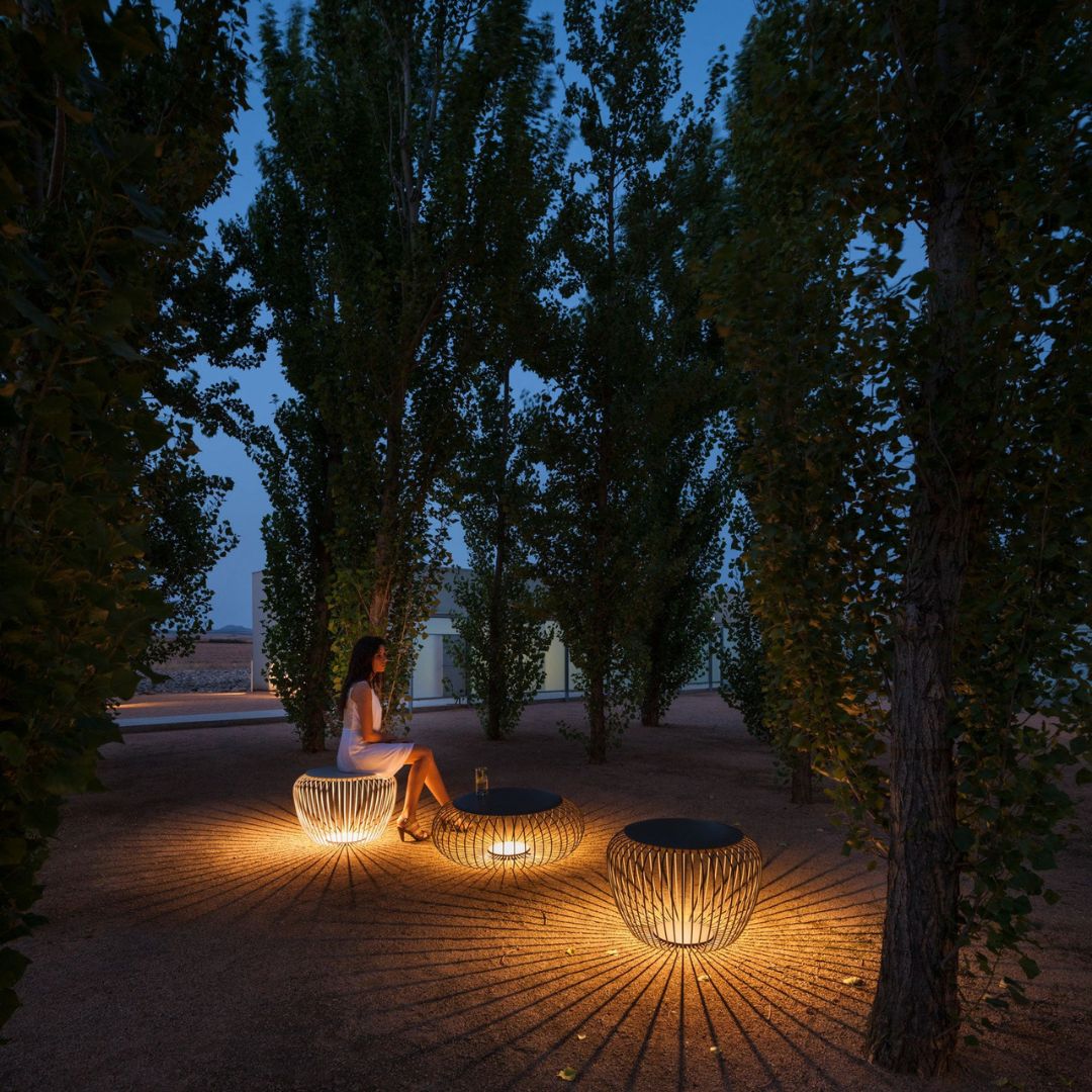 Buiten LED Vloerlamp Roestvrij Staal Zandas IP65