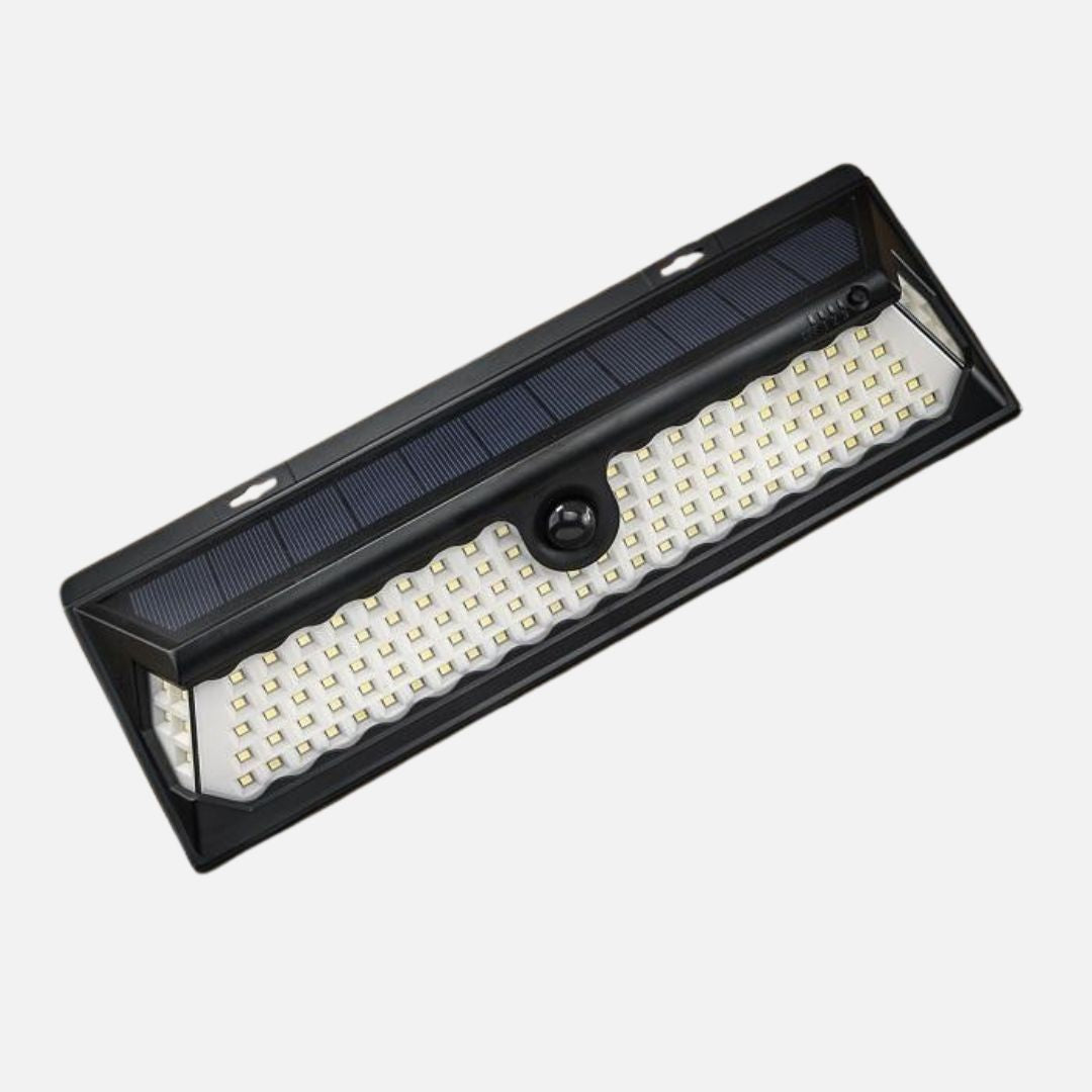 Solar Wandlamp Buiten met 120 LED's en Bewegingssensor - Weerbestendig