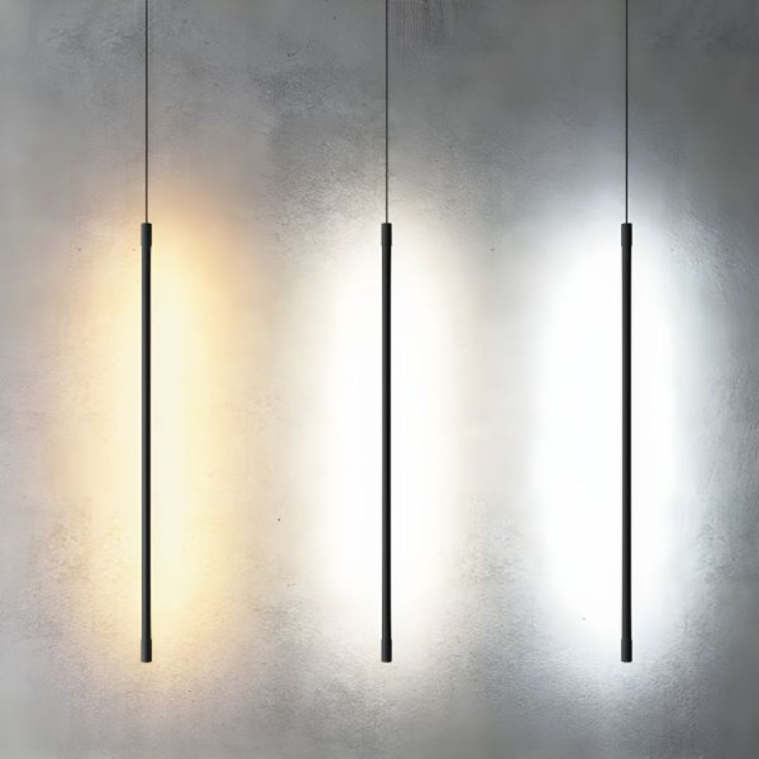 Zwarte LED Hanglamp – Minimalistisch, Aluminium, Energiezuinig