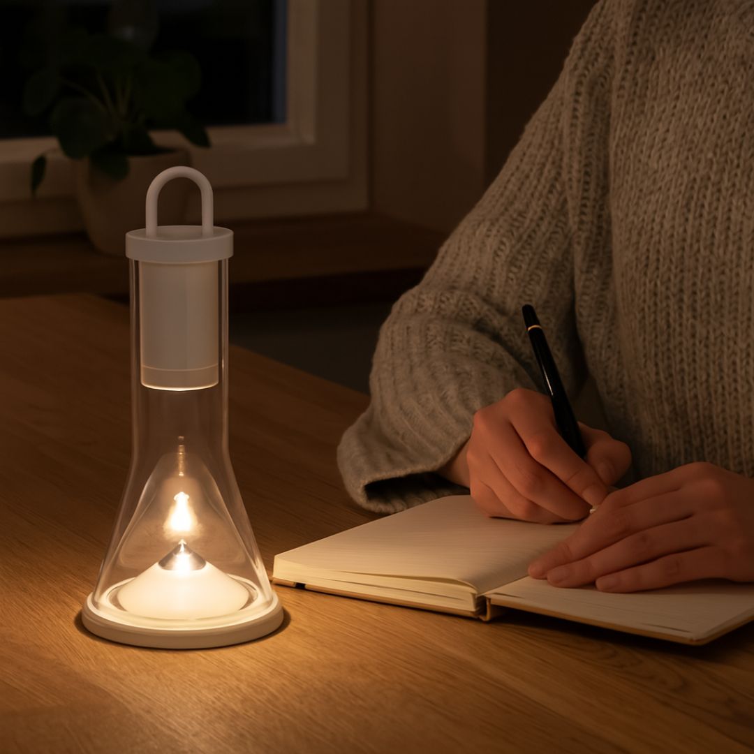 Oplaadbare Tafel Lamp met Minimalistisch Ontwerp en 14 Uur Batterijduur