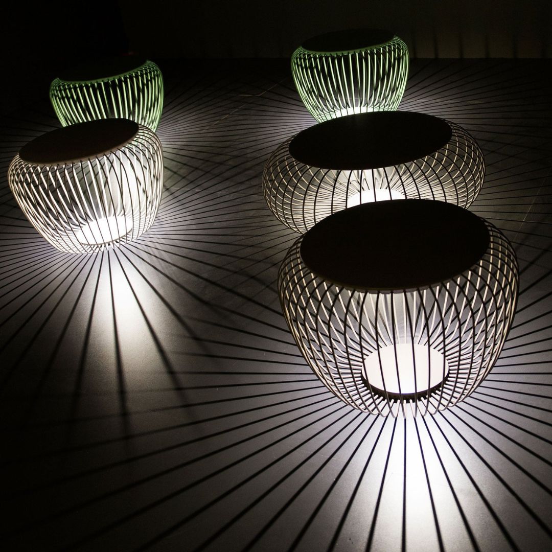 Buiten LED Vloerlamp Roestvrij Staal Zandas IP65