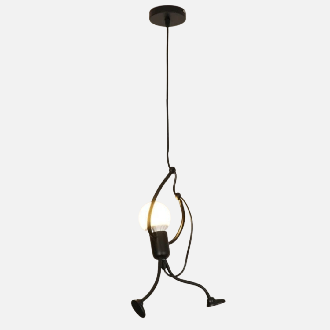 Popfiguur Retro Hanglamp Kinderkamer Verstelbaar