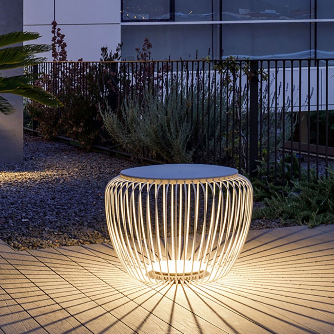 Buiten LED Vloerlamp Roestvrij Staal Zandas IP65