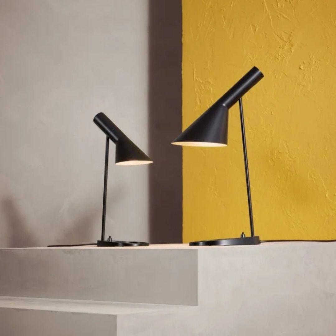 Verstelbare Bureaulamp E27 Zwart/Wit