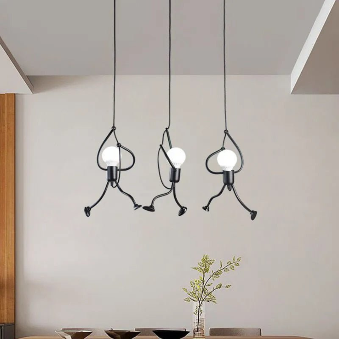 Popfiguur Retro Hanglamp Kinderkamer Verstelbaar