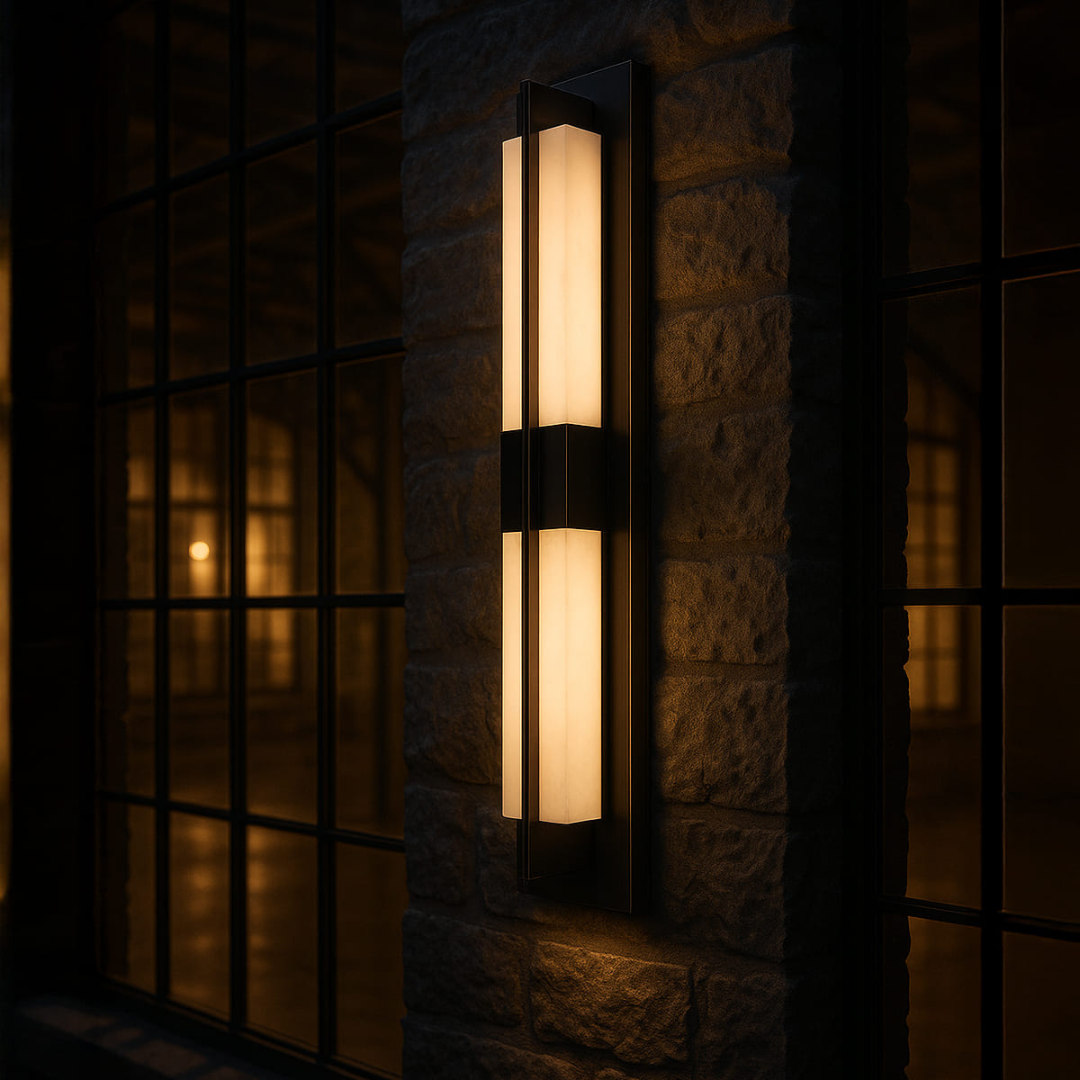 LED Wandlamp Zwart voor Buiten – IP65 Waterdichte Wandlamp met Warm Licht en Modern Design