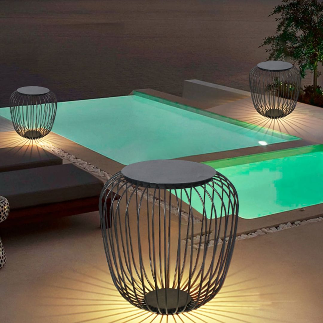 Buiten LED Vloerlamp Roestvrij Staal Zandas IP65