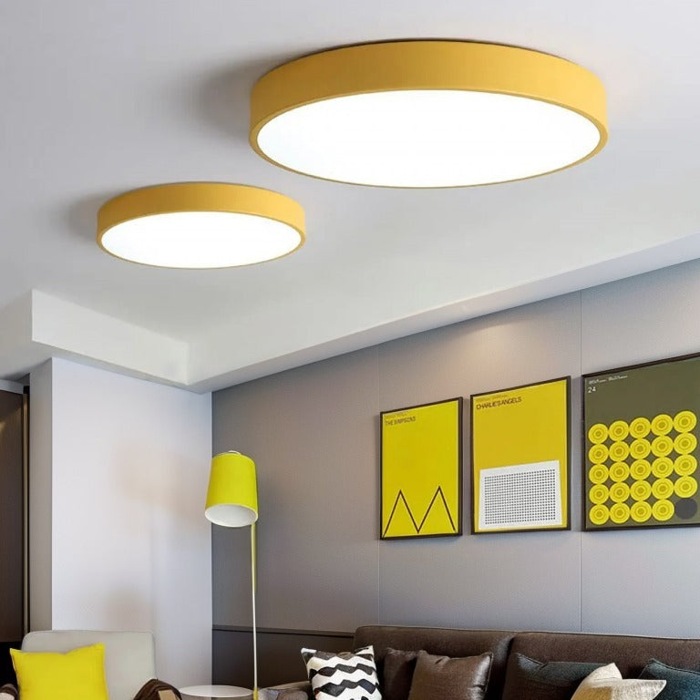 Variant image for Moderne Ronde LED Plafondlamp Zwart voor Slaapkamer en Woonkamer-25