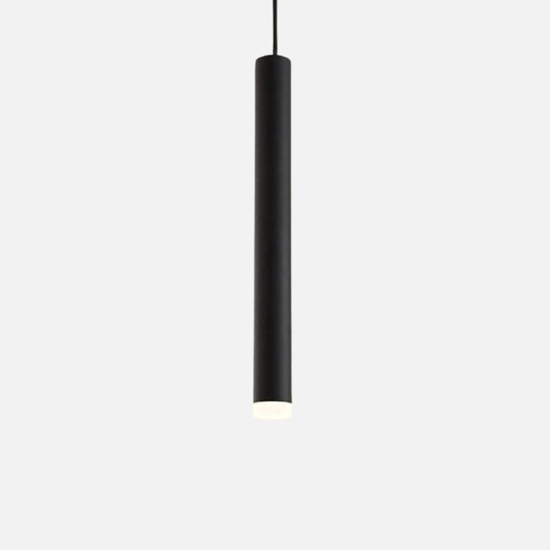 Zwarte Hanglamp – Minimalistisch, Glas & Metaal