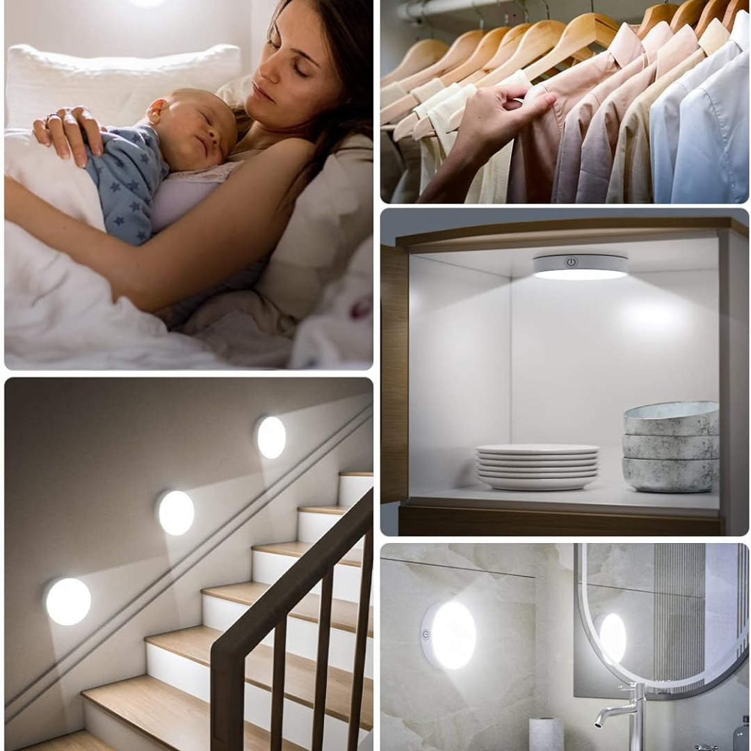 Oplaadbare LED Touchlamp 3000K/6000K Dimbaar (2 stuks)