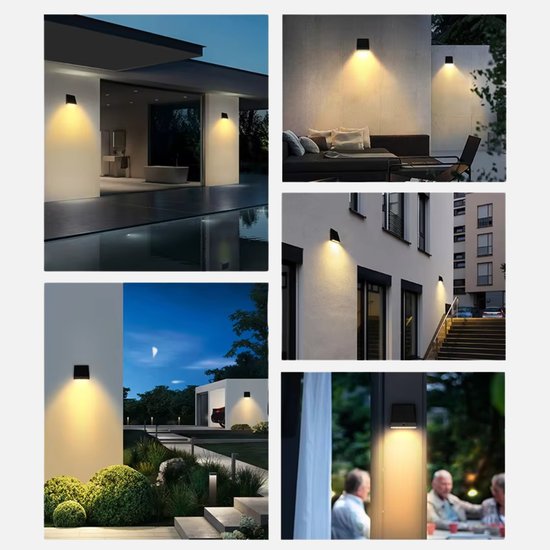 Zonova - Solar Buiten Wandlamp met Bewegingssensor