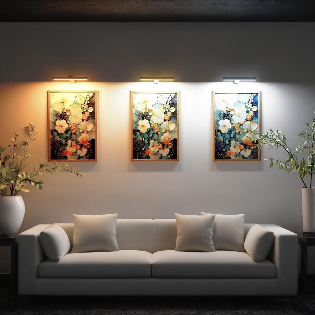 Draadloze Wandlamp – Verstelbare Kleuren & Oplaadbaar