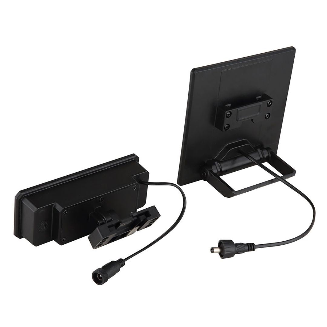 LED Solar Wandlamp met Bewegingssensor IP65 500 lm Zwart