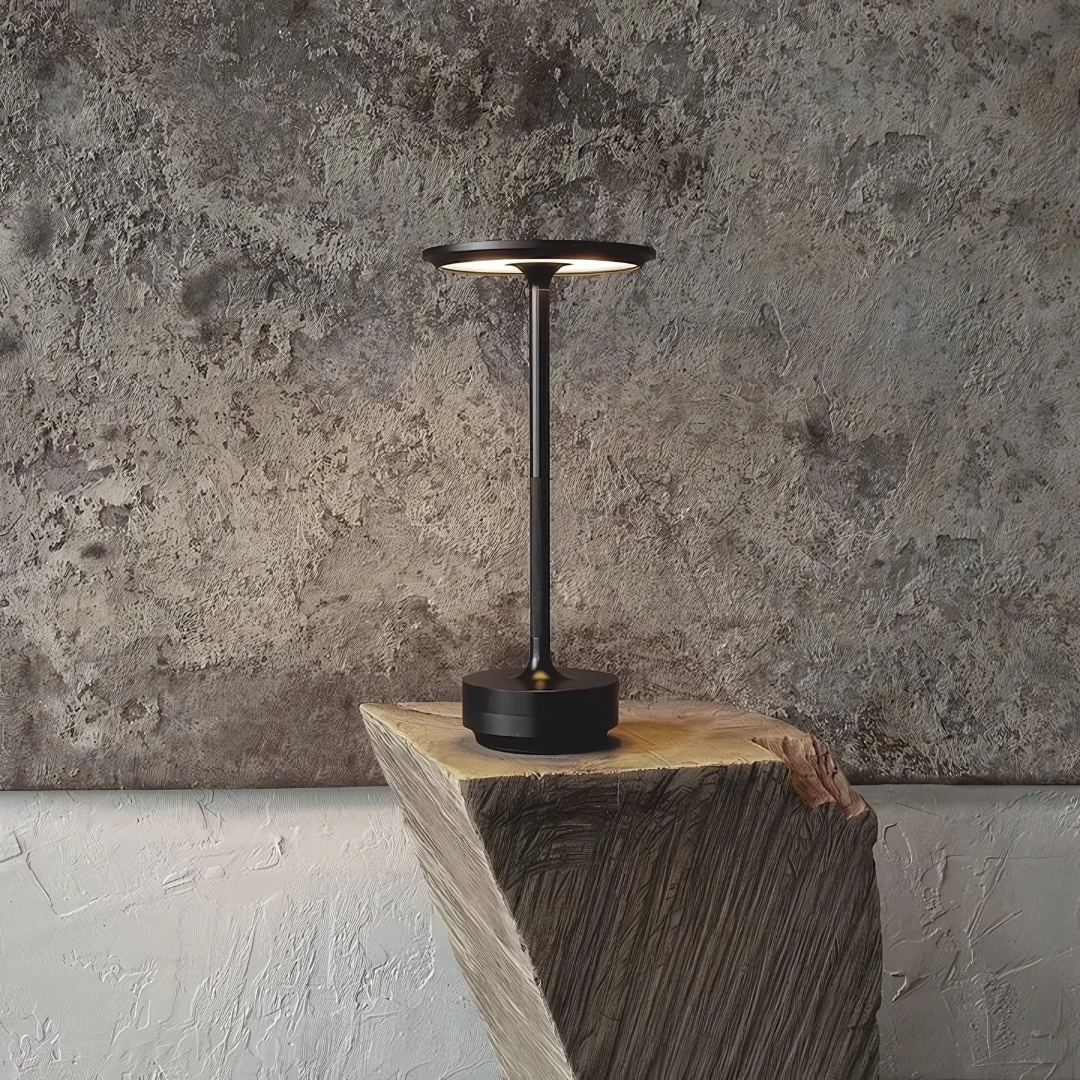 Zwevende LED Tafellamp – Draadloos, Touch en Dimbaar Designlicht