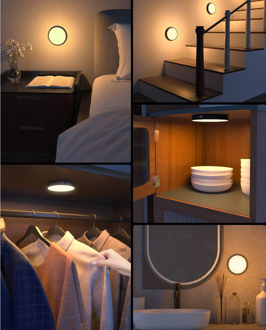 Oplaadbare LED Touchlamp 3000K/6000K Dimbaar (2 stuks)