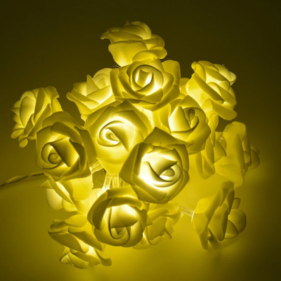 LED Rozen Sfeerverlichting Warm Wit Witschuim of Mat
