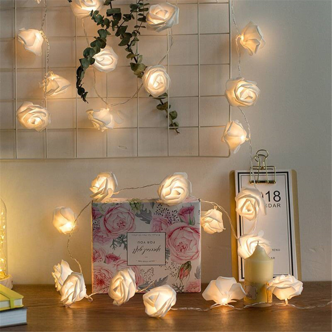 LED Rozen Sfeerverlichting Warm Wit Witschuim of Mat