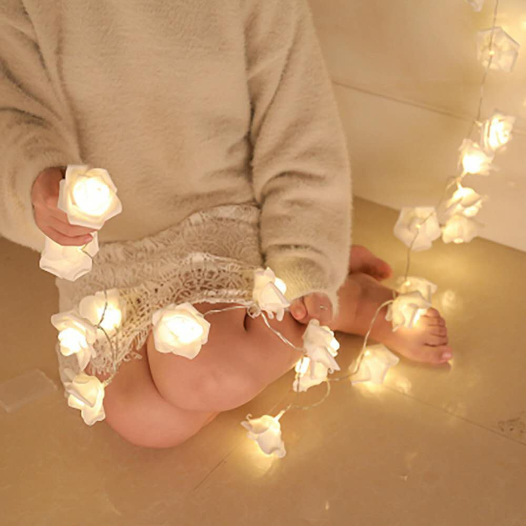LED Rozen Sfeerverlichting Warm Wit Witschuim of Mat