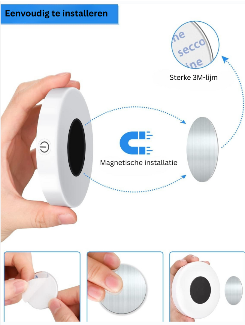 Oplaadbare LED Touchlamp 3000K/6000K Dimbaar (2 stuks)