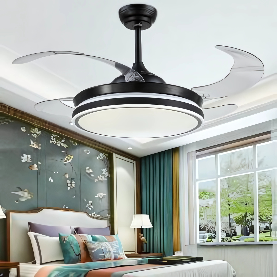 Moderne Plafondventilator met Lamp en Afstandsbediening – 42 Inch