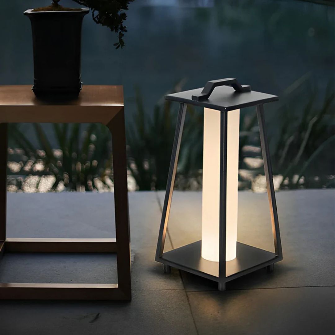 Outdoor LED Lantaarnlamp Roestvrijstalen Solar Vloerlamp