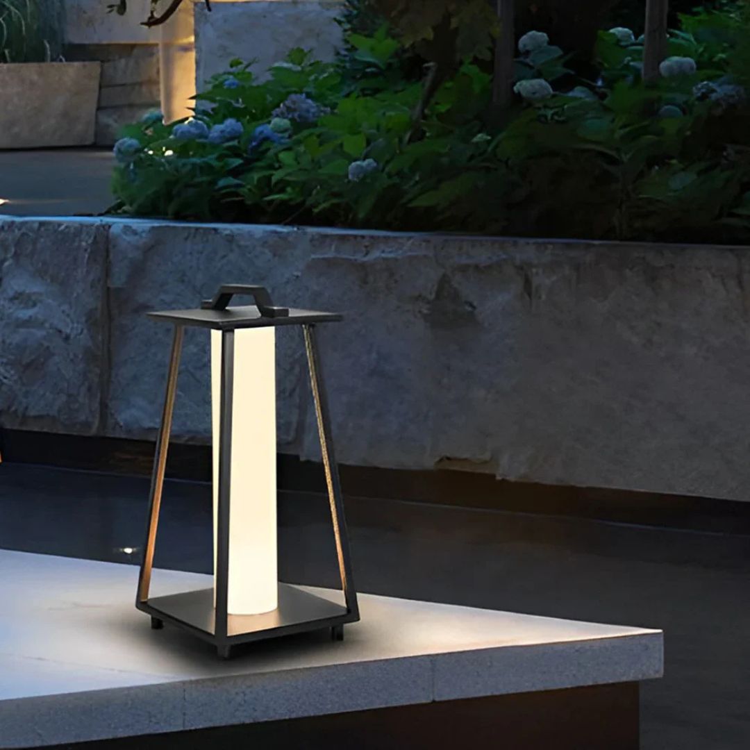 Outdoor LED Lantaarnlamp Roestvrijstalen Solar Vloerlamp