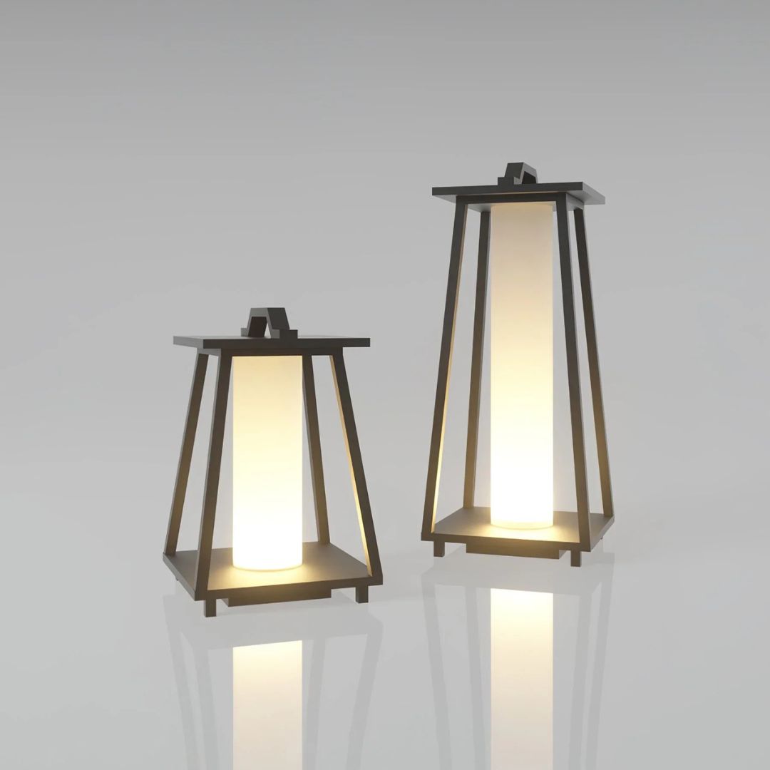 Outdoor LED Lantaarnlamp Roestvrijstalen Solar Vloerlamp