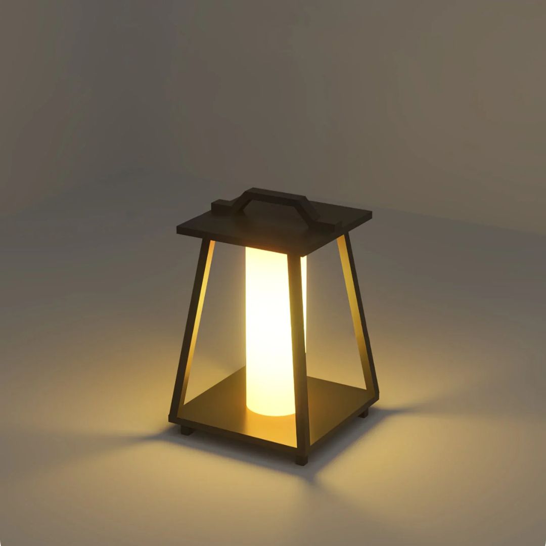 Outdoor LED Lantaarnlamp Roestvrijstalen Solar Vloerlamp