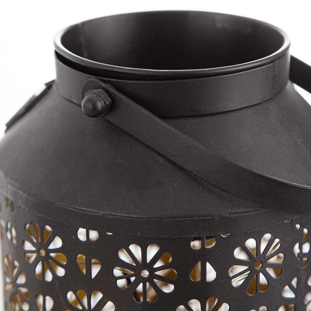 LED Solar Tuinlantaarn Zwarte Plantenlamp met Sensor