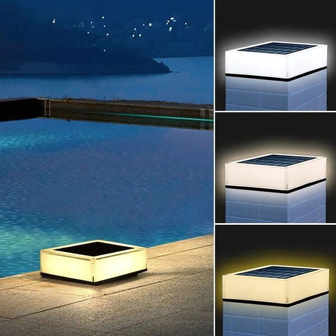 Moderne Buitenlamp Zonne Energie met LED Verlichting en IP65 Waterdicht