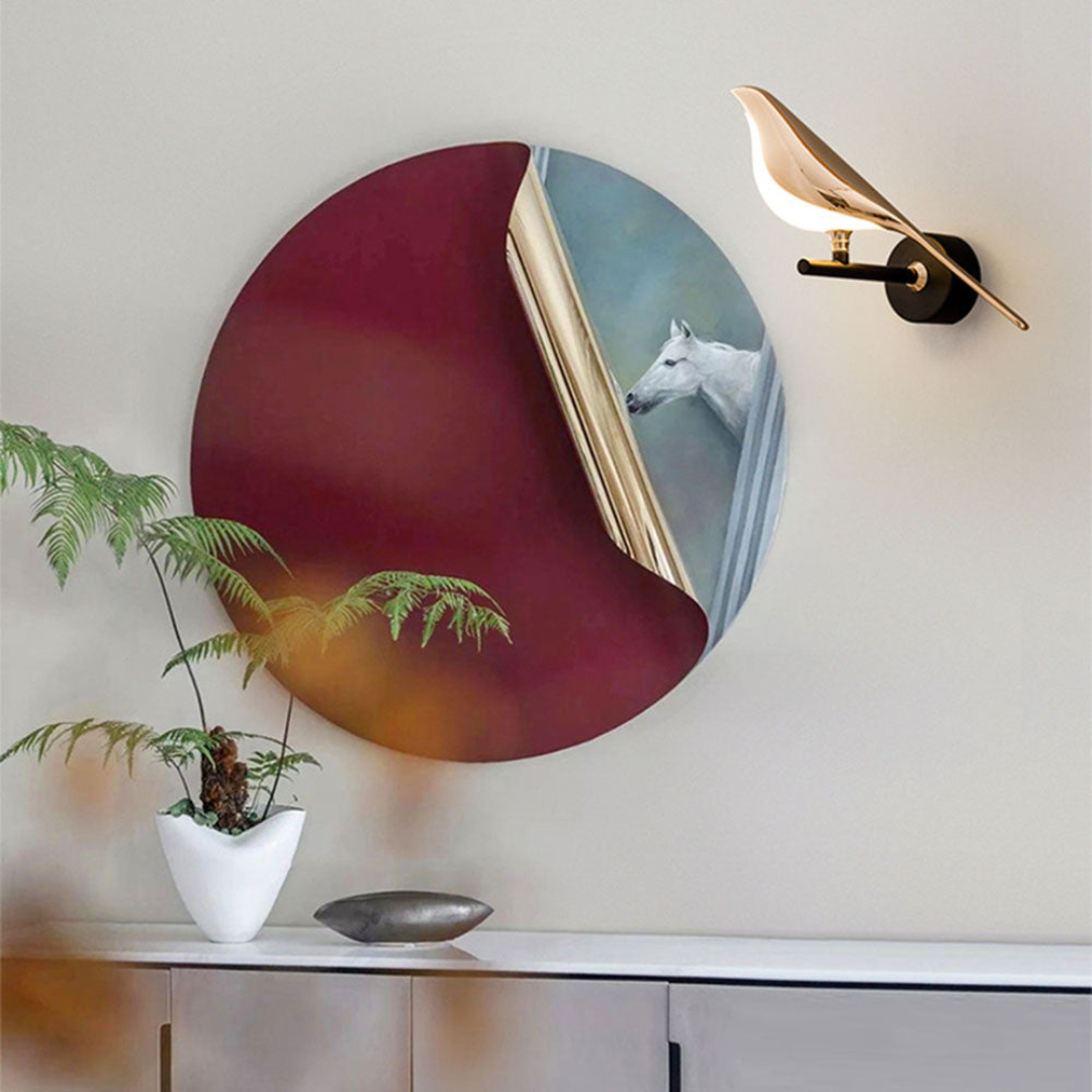 Moderne LED Vogel Wandlamp – Energiezuinig & Eenvoudig te Installeren