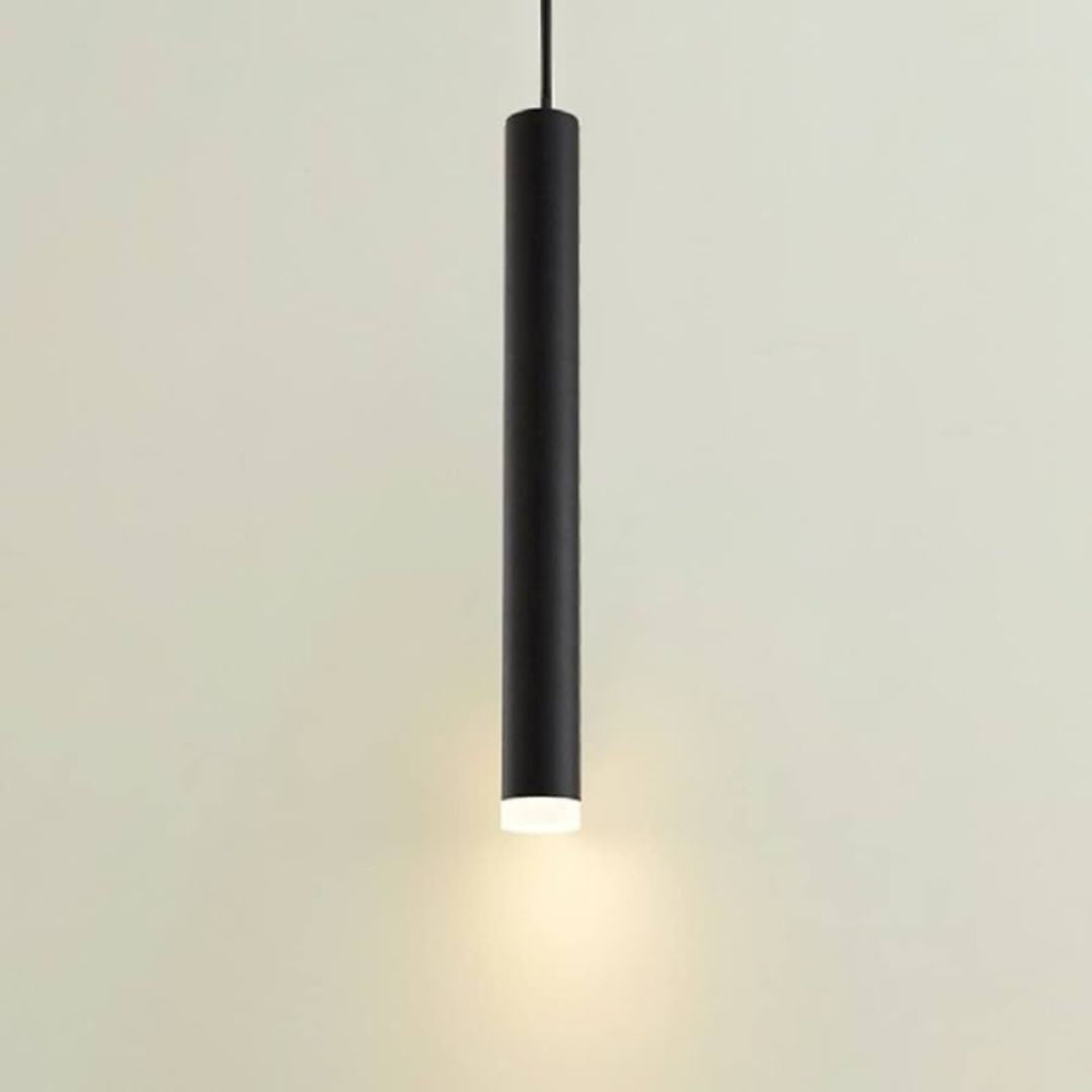 Zwarte Hanglamp – Minimalistisch, Glas & Metaal