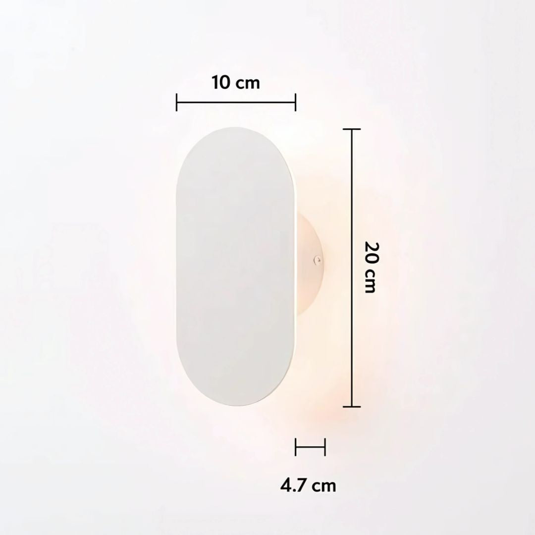 Waterdichte Wandlamp Buiten - Dimbaar Mini Diffuser in Geel, Grijs, Zand