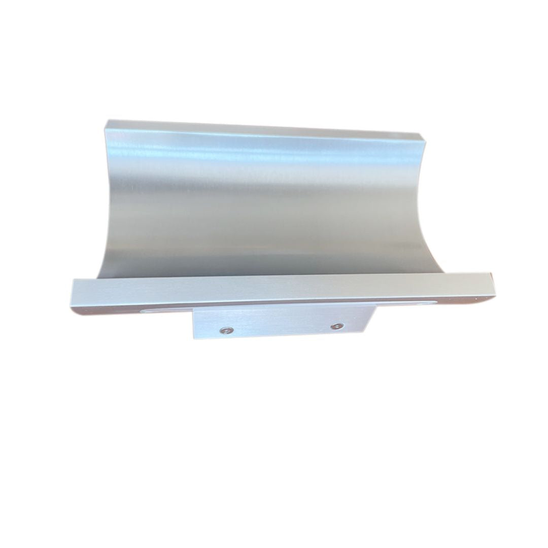 LED Buitenwandlamp Satijn Aluminium 5 inch 2-lichts Dimbaar
