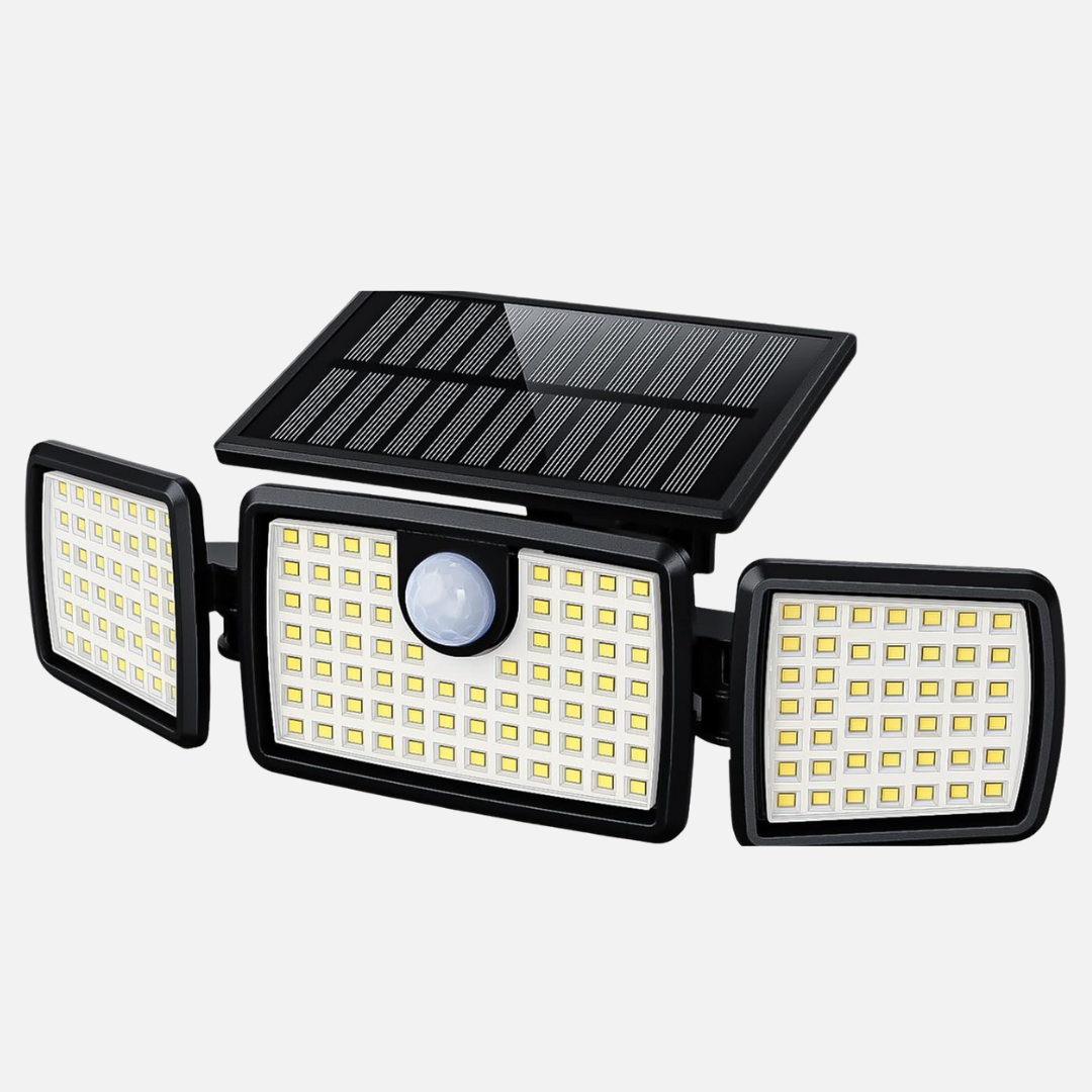 Solarbewegingssensor Deckverlichting voor Buiten met 232 LEDs en Afstandsbediening