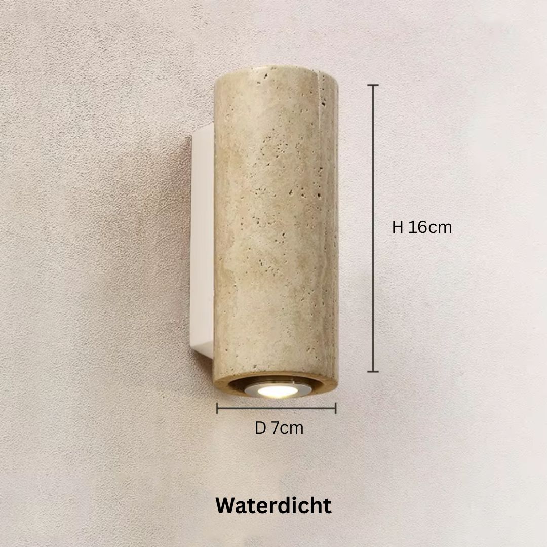 Moderne Marmeren Wandlamp met LED Verlichting voor Binnenruimtes