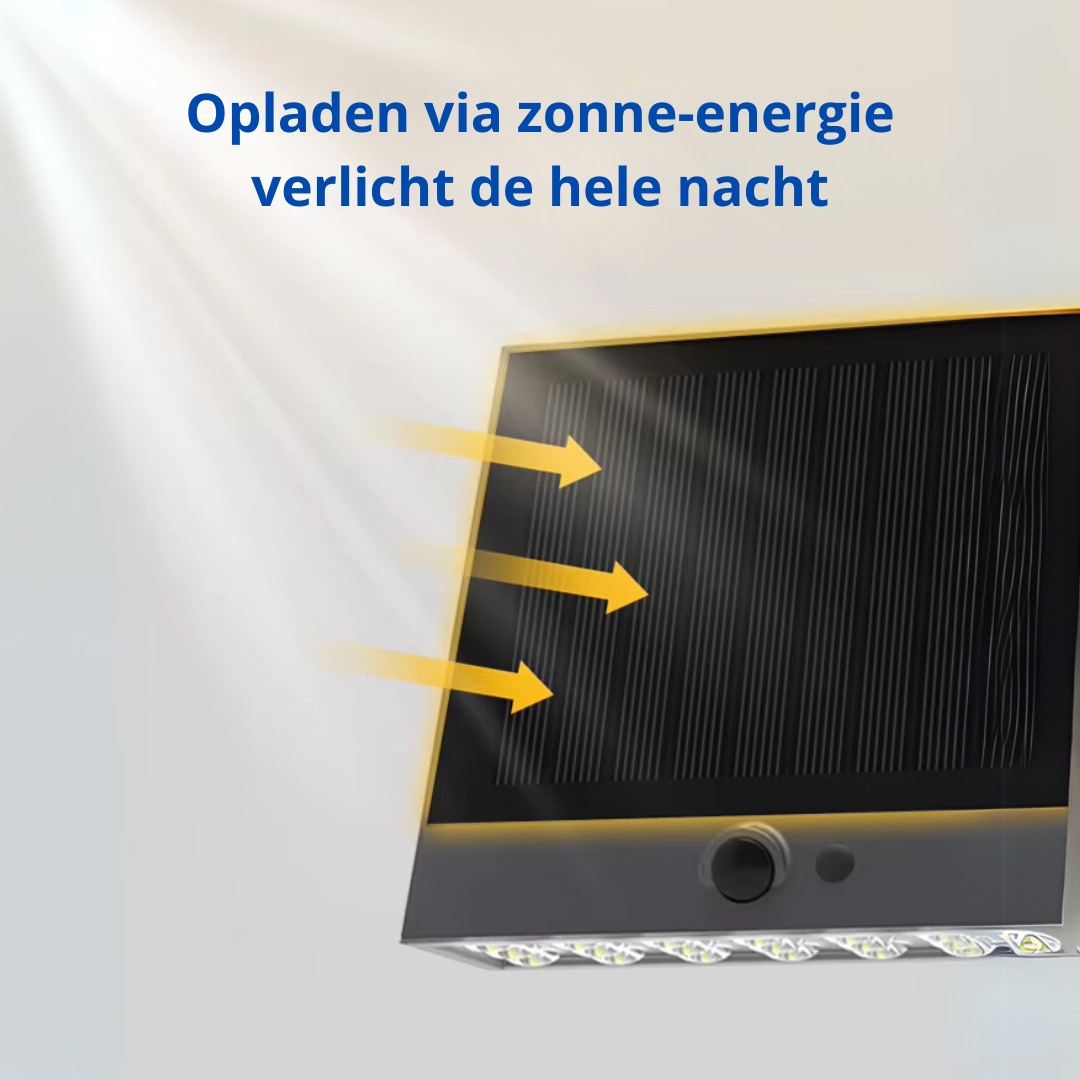 Zonova - Solar Buiten Wandlamp met Bewegingssensor