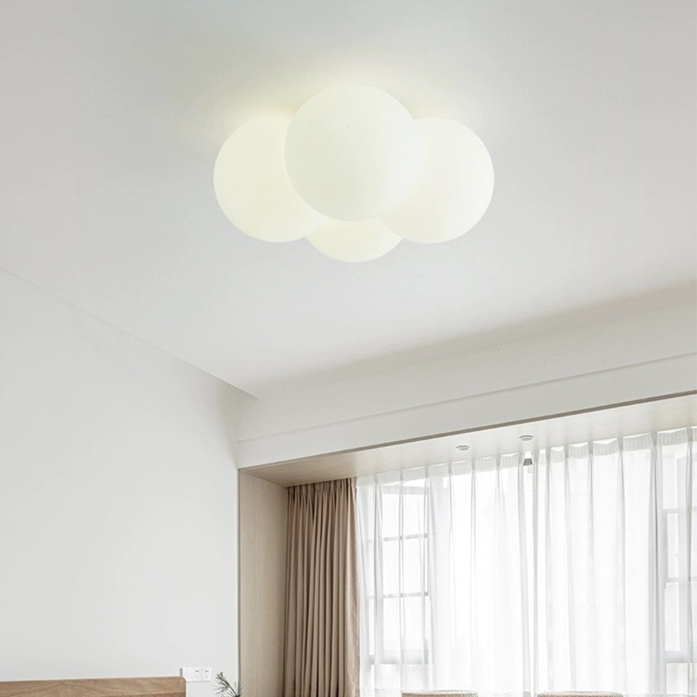 Moderne Plafondlamp met Wolkenontwerp en 4 LED Lampen voor Slaapkamer 4