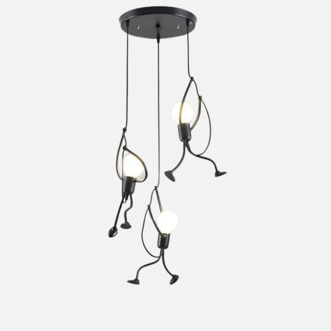 Popfiguur Retro Hanglamp Kinderkamer Verstelbaar