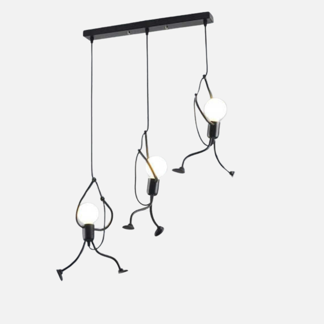 Popfiguur Retro Hanglamp Kinderkamer Verstelbaar