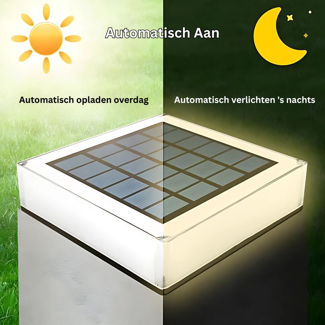 Moderne Buitenlamp Zonne Energie met LED Verlichting en IP65 Waterdicht