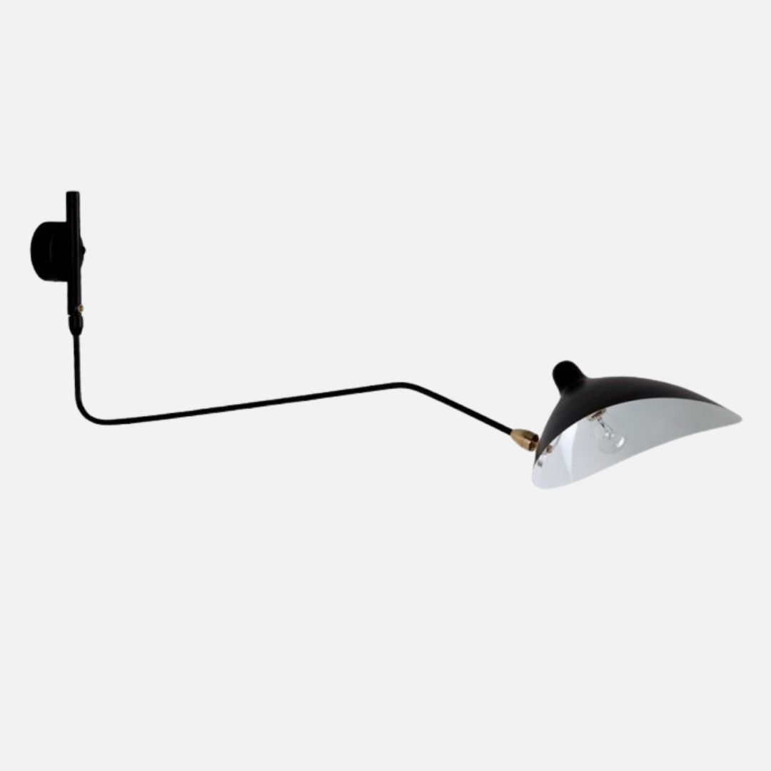 Verstelbare Wandlamp E14 Zwart/Wit 1-2 Koppen