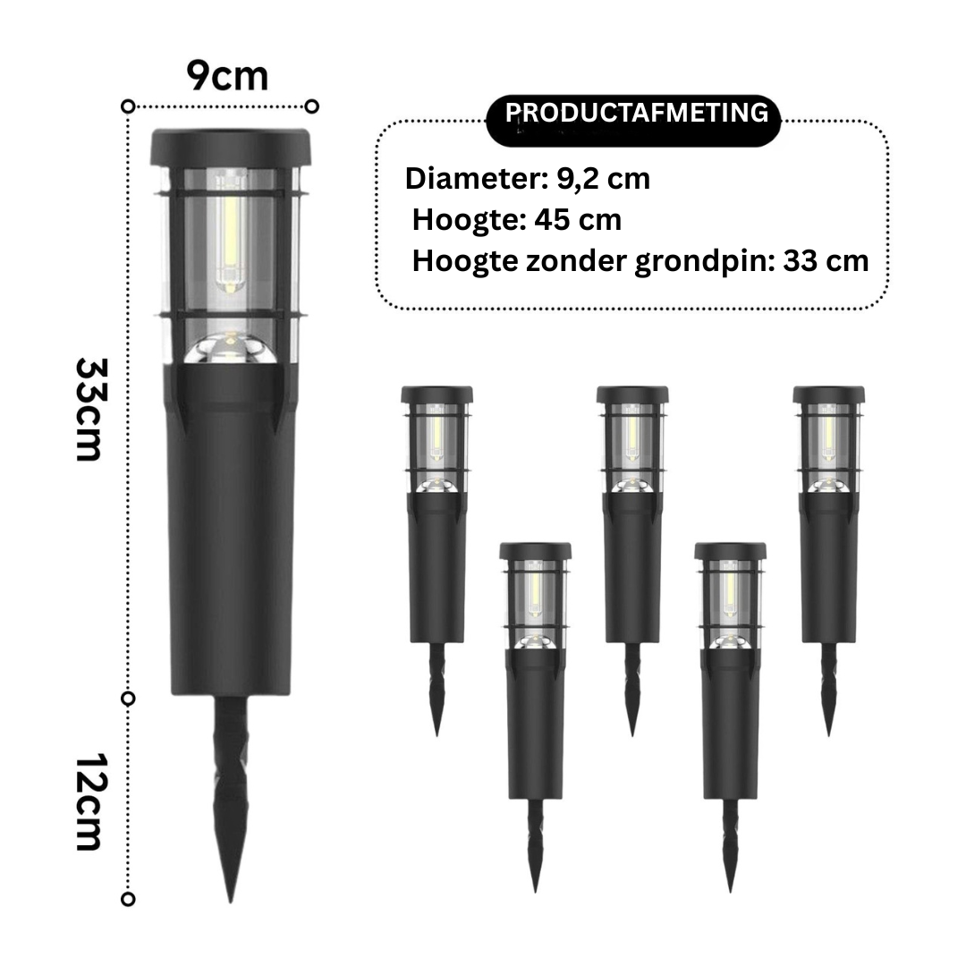 Solar Tuinverlichting Waterdicht Padlichten 14u Verlichting IP65 Buiten