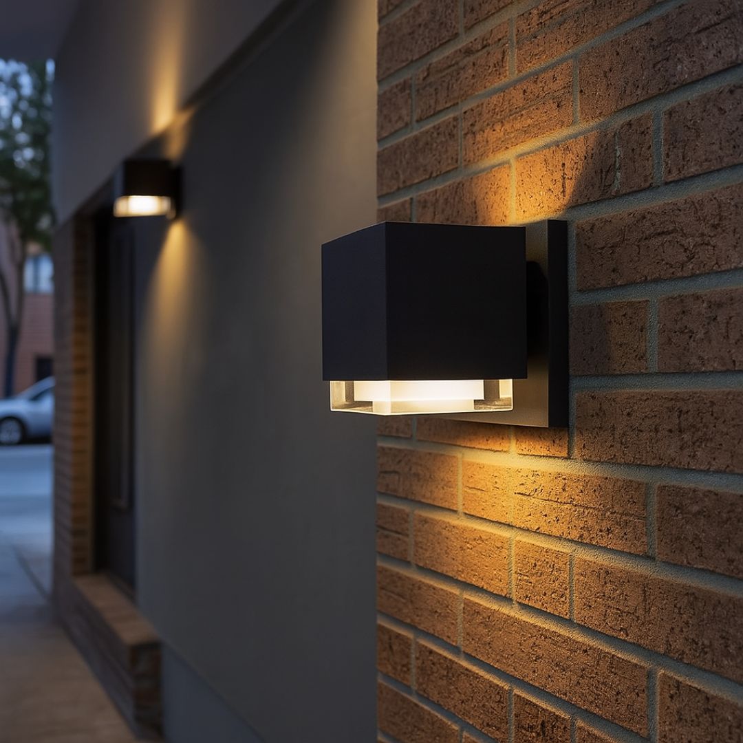 Buiten Wandlamp met LED Verlichting en Acryl Lens - Stijlvol en Weerbestendig