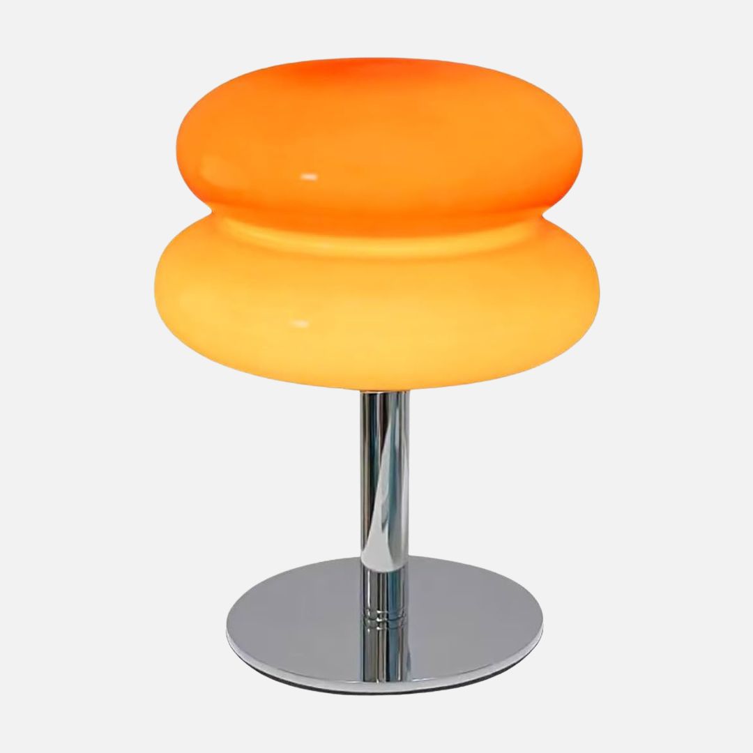 Glazen Tafellamp – Dimbaar, Retro, 30 cm Hoog