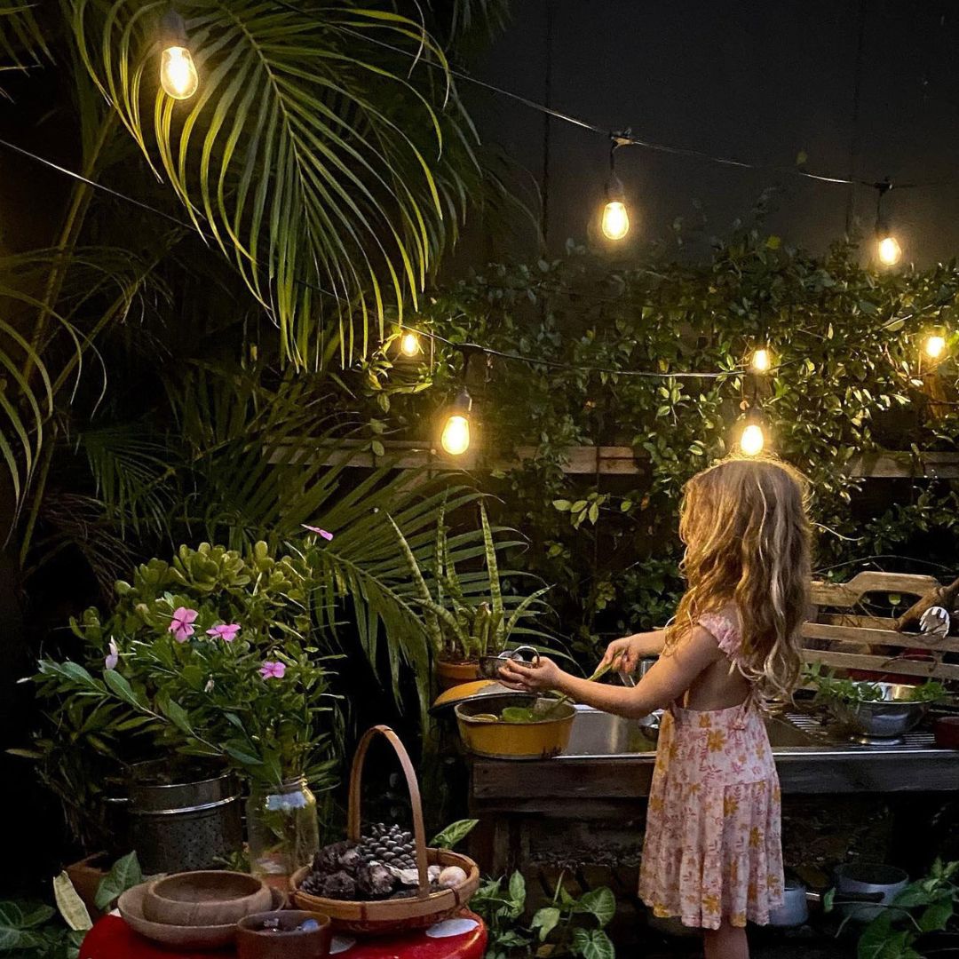 Solar Festoon Tuinverlichting 15m Draadloos IP65 Weerbestendig