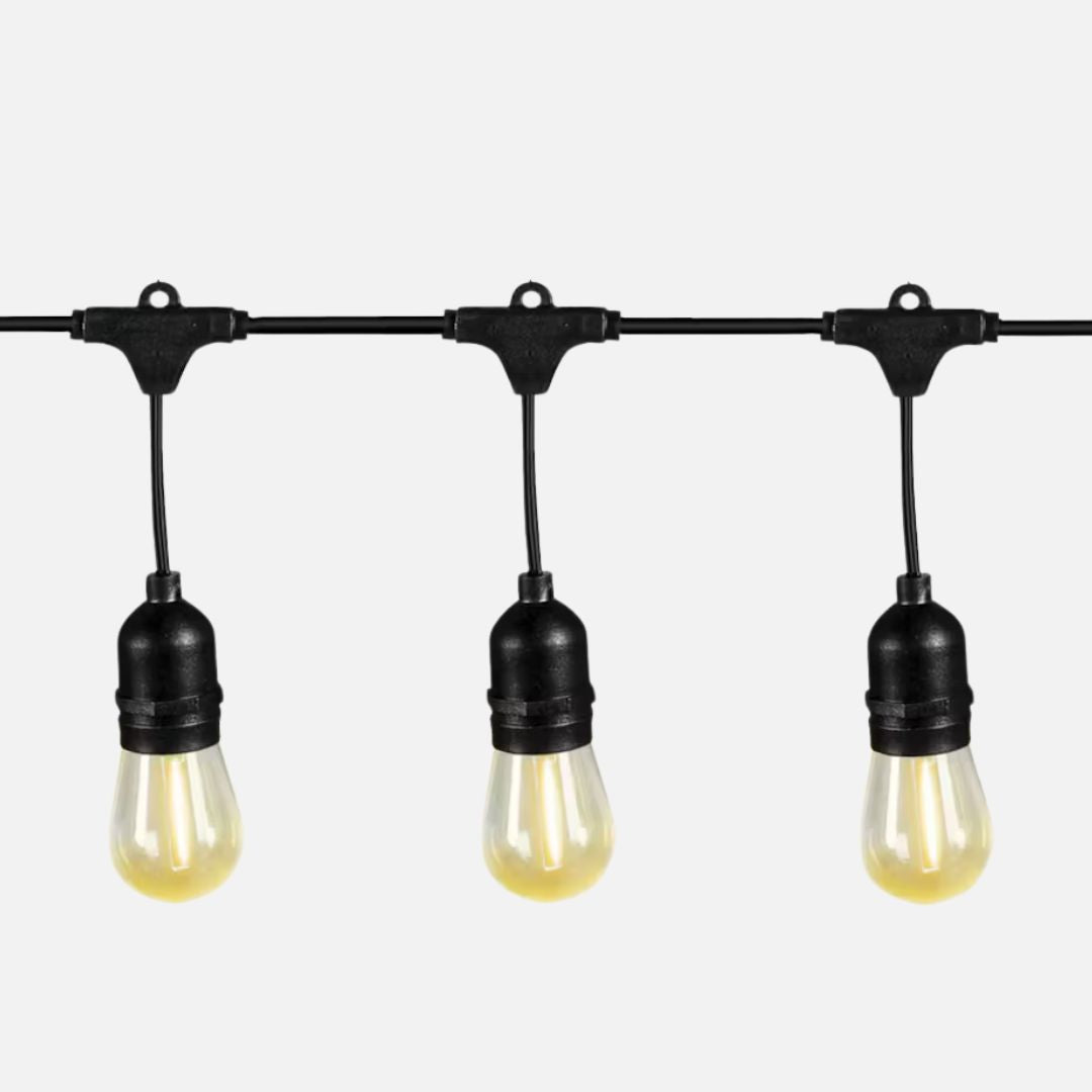 Solar Festoon Tuinverlichting 15m Draadloos IP65 Weerbestendig