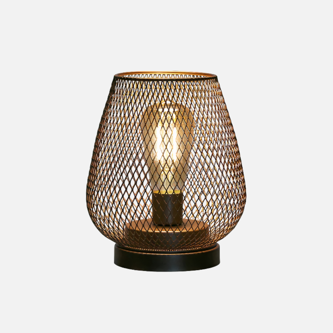 Luxe Draadloze LED Lantaarn – Matzwart Tuinlantaarn met Vintage Ontwerp